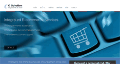 Desktop Screenshot of c-solution.biz