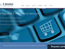 Tablet Screenshot of c-solution.biz