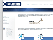 Tablet Screenshot of c-solution.dk